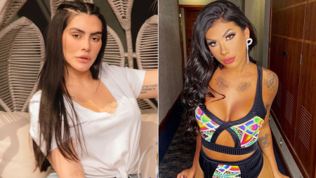 Cleo Pires posa fantasiada ao lado de Pocah e causa alvoroço na web