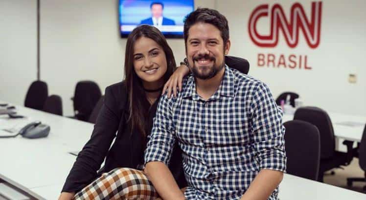 Mari Palma e Phelipe Siani contam novidades da CNN Brasil e anunciam parceria