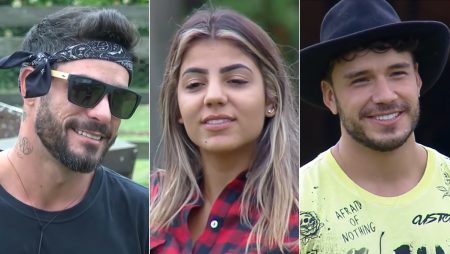 A Fazenda 2019: Diego, Hariany e Lucas se despedem dos animais