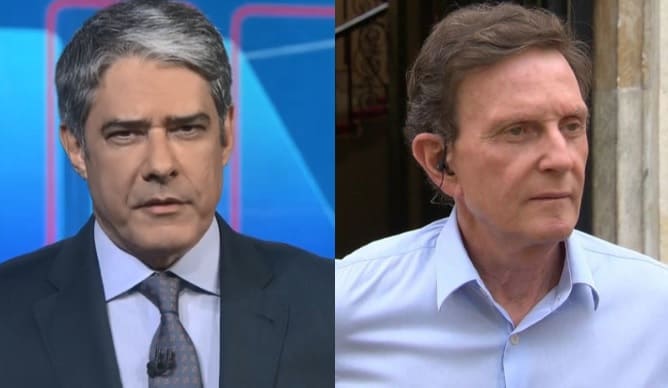 No JN, William Bonner defende a Globo e rebate Marcelo Crivella