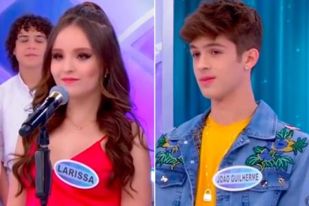 Larissa Manoela e João Guilherme são flagrados juntos em festa do SBT