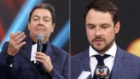 Faustão diz que público “aplaude matador” após vitória de Sergio Guizé no Troféu Domingão