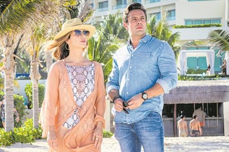 Rafael Cardoso e Guilhermina Guinle gravam cenas de nova novela no exterior