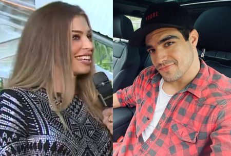 Grazi Massafera é surpreendida com pergunta sobre Caio Castro e toma atitude