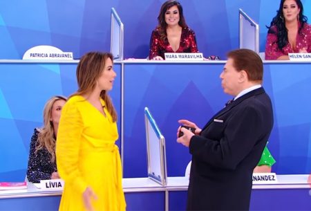 Patrícia Abravanel chega atrasada, leva bronca de Silvio Santos e manda recado