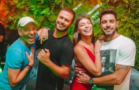 Rodrigo Phavanello e Diego Grossi curtem balada e continuam amizade