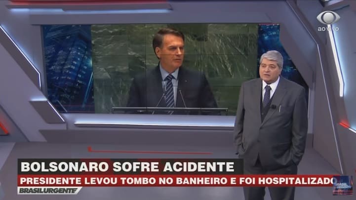 Bolsonaro confessa a Datena que teve perda de memória durante queda