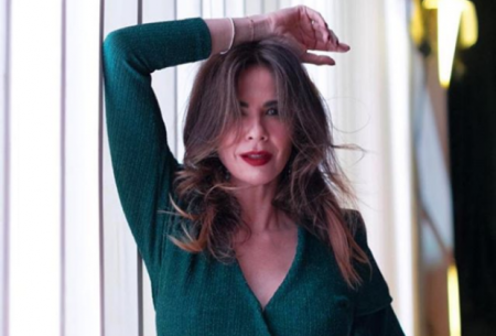 Luciana Gimenez é fotografada com pouca roupa em ensaio na neve