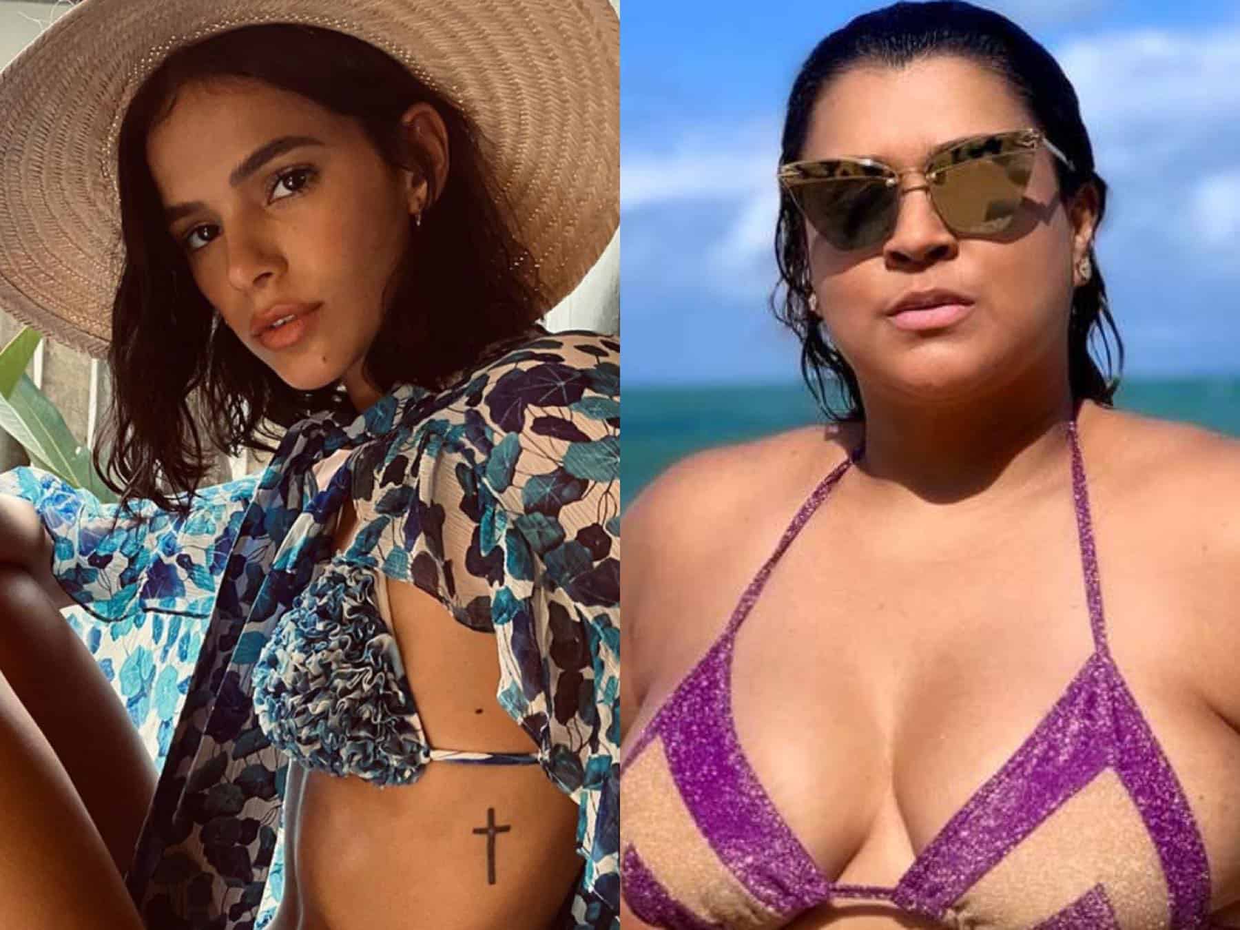 Bruna Marquezine e Preta Gil apostam em looks de verão e detalhes chamam a atenção