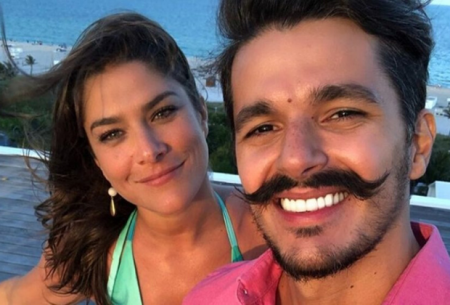 Namorado de Priscila Fantin exibe boa forma durante treino e atriz reage