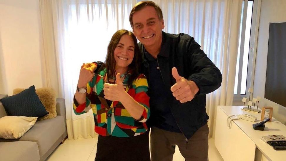 Bolsonaro nomeia Regina Duarte como secretária especial da Cultura