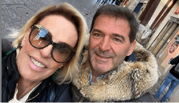 Ana Maria Braga curte passeio com namorado francês