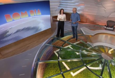 Bom Dia Brasil sofre com falha técnica e papo de bastidores vaza ao vivo