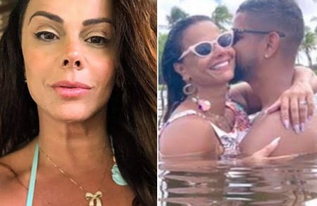 Viviane Araújo publica imagens quentes e se declara ao namorado