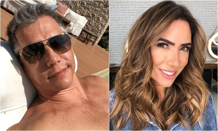 Márcio Garcia se encontra com Patrícia Abravanel e foto é divulgada