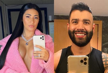 Simaria chama Gusttavo Lima de “gostoso” e Andressa Suita reage