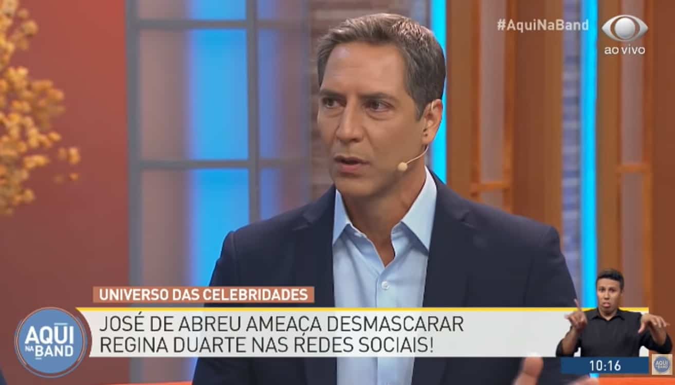 Luís Ernesto Lacombe dispara contra José de Abreu e defende Bolsonaro na TV