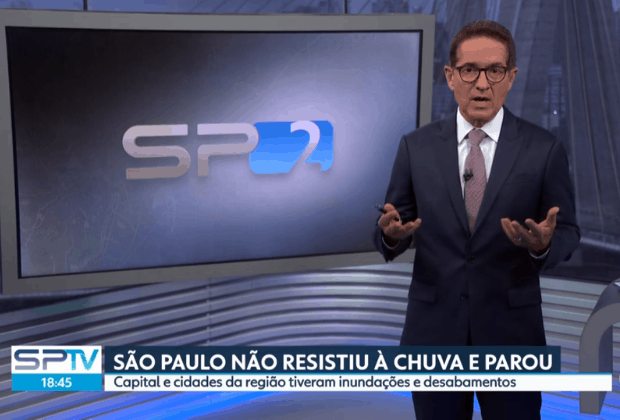 Globo registra números impressionantes com plantões sobre caos em SP