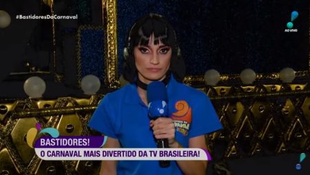 Repórter da RedeTV! tem ataque de pânico na Sapucaí