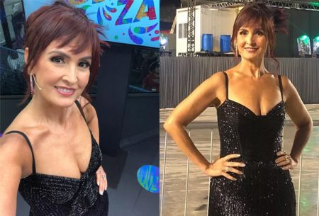 Fátima Bernardes surge de cabelo ruivo em transmissão e vira assunto na web