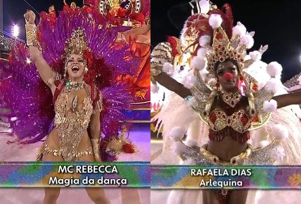 Globo comete gafe com MC Rebecca e Erika Januza em desfile