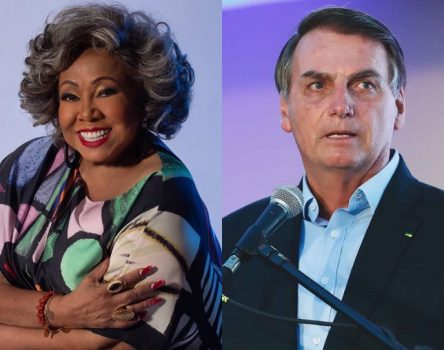 Alcione chama Bolsonaro de “bocudo” e diz que ele não tem jeito