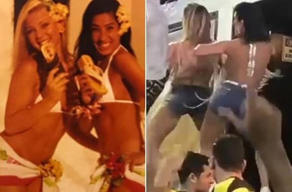 Sheila Mello rebola com Scheila Carvalho em Carnaval e enlouquece fãs