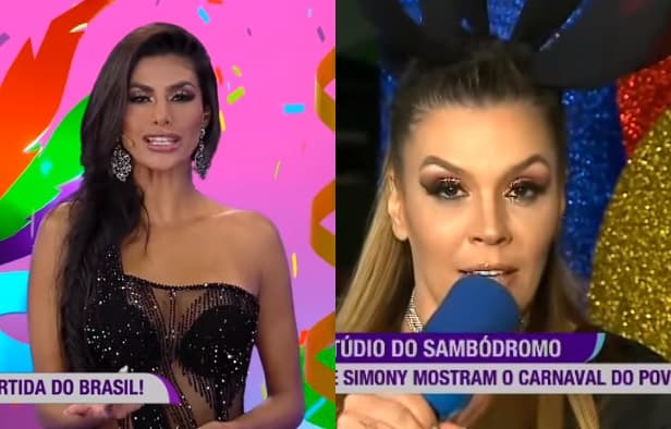 Flávia Noronha debocha de Simony após cantora abandonar programa