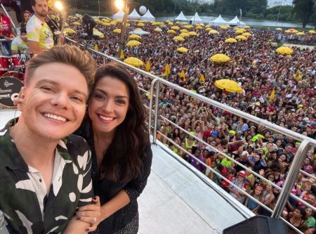Thais Fersoza rebate críticas à roupa em bloco de Michel Teló