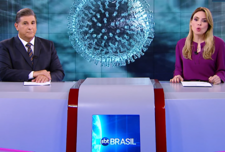 SBT Brasil cresce, mas segue atrás da Record