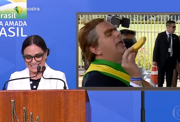 Globo surpreende e mostra Carioca como Bolsonaro e ironiza Regina Duarte