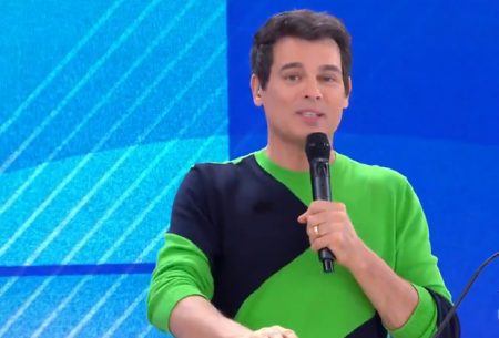 Celso Portiolli desabafa ao vivo sobre o Domingo Legal sem plateia