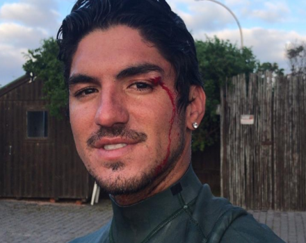 Após separação, famosa é flagrada em hotel com Gabriel Medina