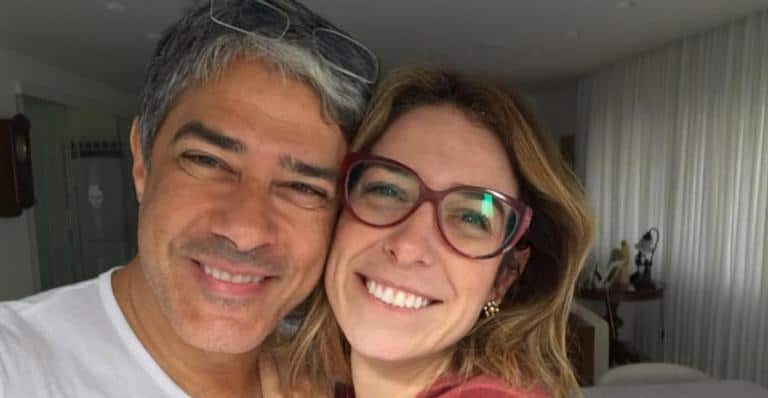 Esposa de William Bonner revela que tem “crush” em Renata Vasconcellos