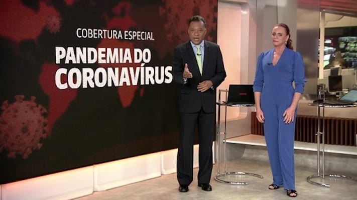 GloboNews dispara na audiência e aumenta ao vivo por causa do coronavírus