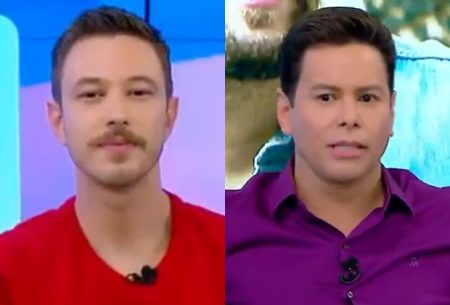Apresentador do Fofocalizando reage irritado contra opinião de Marcão do Povo