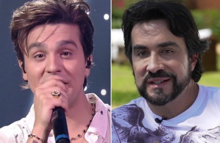 Luan Santana reúne padre Fábio de Melo e pastores e acaba chorando