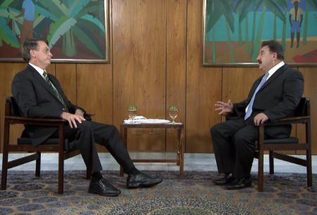Bate-papo com Bolsonaro eleva audiência de Ratinho