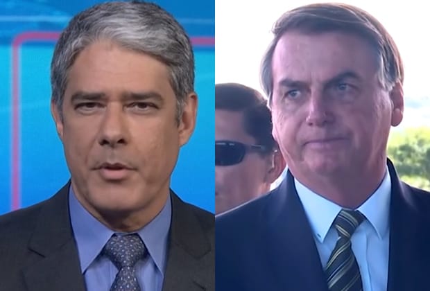 William Bonner volta a criticar atitude de Bolsonaro no Jornal Nacional