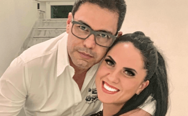 Noiva de Zezé Di Camargo faz festa de aniversário para o cantor, que se declara