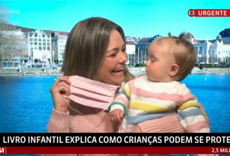 Filha de repórter surge na GloboNews e encanta com fofura