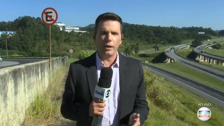 Ex-SBT, João Fernandes aparece ao vivo em telejornal da Globo