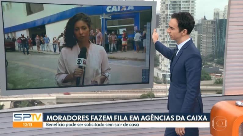 Homens invadem link da Globo e assustam César Tralli