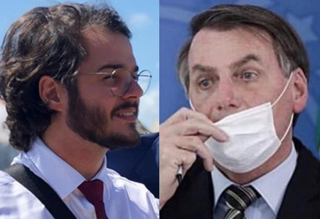 Namorado de Fátima Bernardes esnoba Bolsonaro e o chama de “presidentezinho”