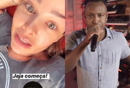 Fernanda Souza manda recado e Thiaguinho a elogia em live