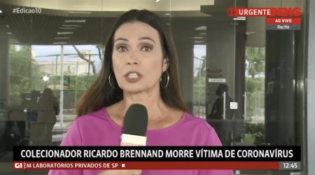 Repórter da GloboNews chora após anunciar morte por Covid-19