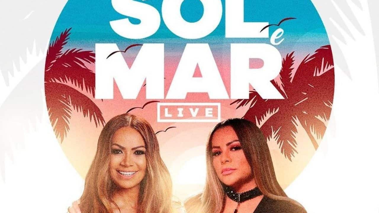 Solange Almeida e Márcia Fellipe preparam gravação de DVD durante live
