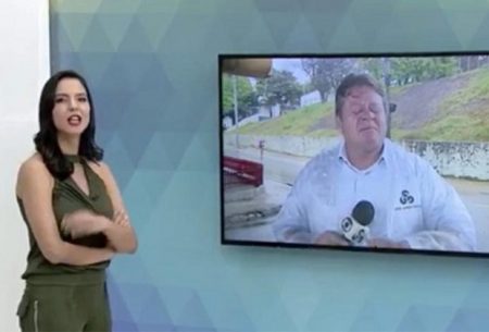 Repórter da Globo chora ao vivo ao falar sobre recuperados da Covid-19