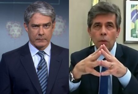 Reação de William Bonner a comentário de ministro vira meme