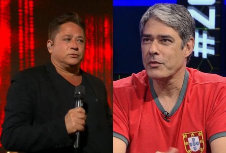 William Bonner assiste live de Leonardo e acaba alfinetado pelo cantor